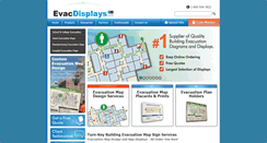 Desktop Screenshot of evacdisplays.com